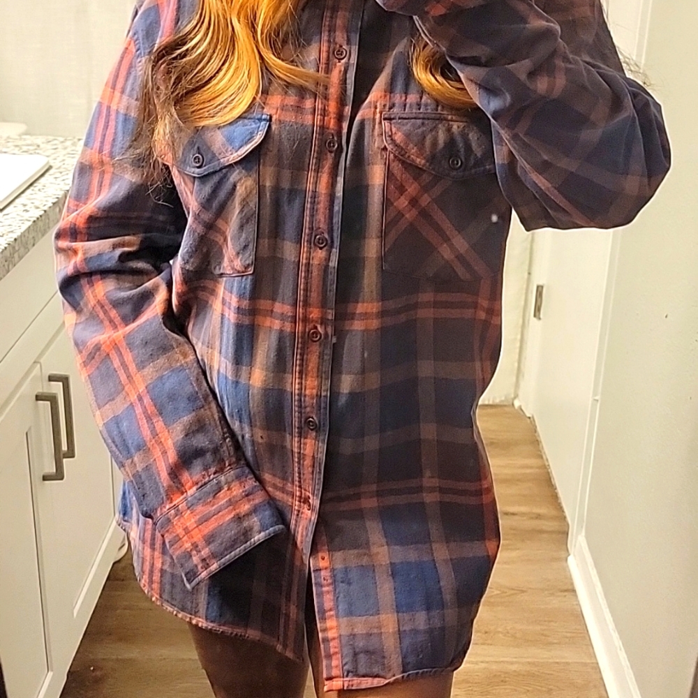 Vintage |  Filson | Plaid Cotton Button-Up Work Shirt